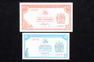 Lot 226 - Rhodesia banknote collection