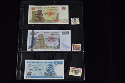 Lot 229 - A collection of  banknotes from Africa