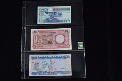 Lot 229 - A collection of  banknotes from Africa