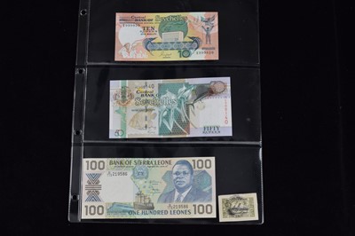 Lot 229 - A collection of  banknotes from Africa