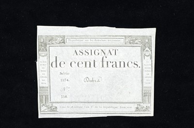 Lot 254 - France Assignat 100 Francs banknote