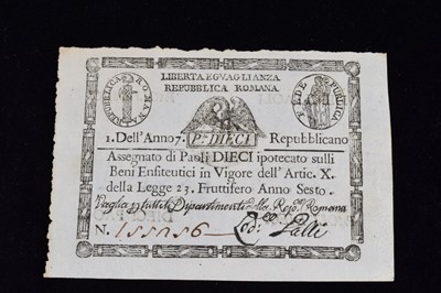 Lot 263 - A collection of bank notes from Europe