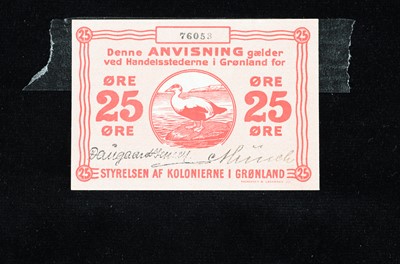 Lot 264 - Greenland 25 Ore banknote