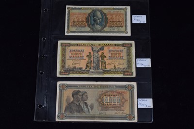 Lot 277 - A collection of bank notes from Europe