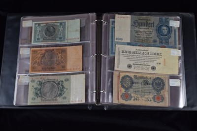 Lot 282 - A collection of bank notes from Europe