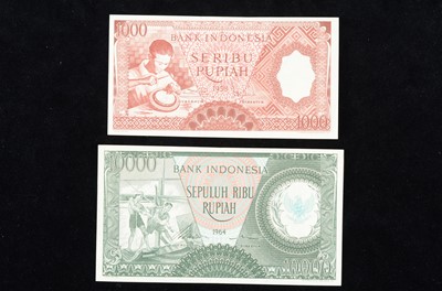 Lot 286 - A collection of two Bank Indonesia banknotes