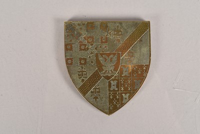 Lot 35 - A Brass Armorial