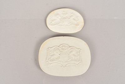 Lot 36 - Two Plaster Coat of Arms Plaques