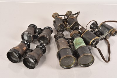 Lot 67 - Five pairs of Field Glasses