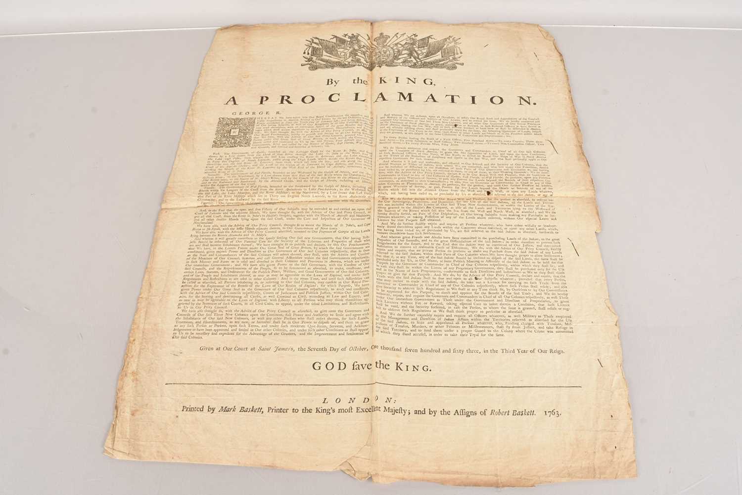 Lot 80 - Proclamation,