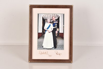 Lot 91 - Queen Elizabeth II and Prince Philip Duke of Edinburgh