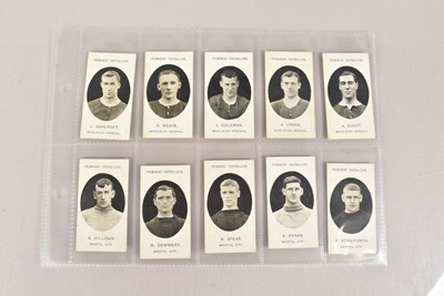 Lot 165 - Taddy & Co Prominent Footballers 1907/1908 (10)