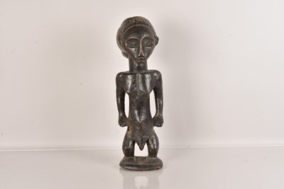 Lot 230 - A large carve figure of a male