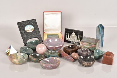 Lot 259 - A selection of worked Minerals