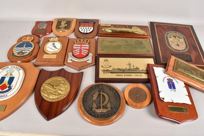 Lot 308 - A collection of World Naval Plaques