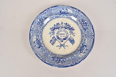 Lot 324 - A 19th Century Royal Navy Mess plate