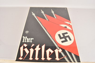 Lot 376 - An original WWII German NSDAP Presidential Election Poster