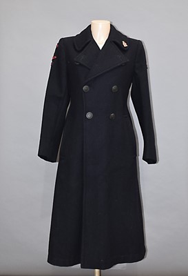 Lot 385 - A WWII Period VAD Overcoat and Cap