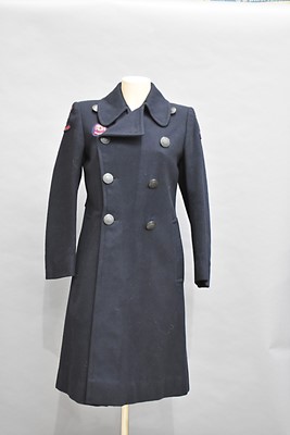 Lot 388 - A WWII woman's VAD Red Cross Society Overcoat and cap