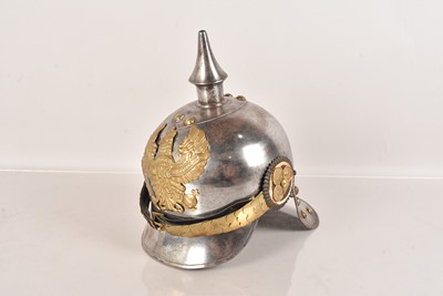 Lot 431 - A Prussian Lobster Tail Pickelhaube