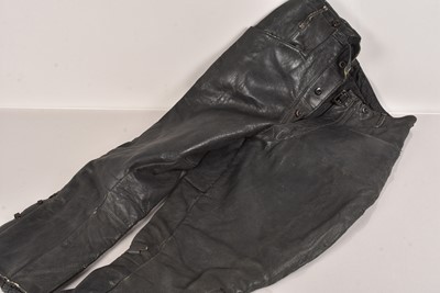 Lot 433 - A pair of NSKK Leather Breeches