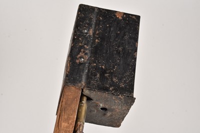 Lot 522 - A scarce inert German WWI Petard Raquette Type 'Hairbrush' grenade