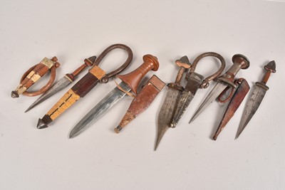 Lot 586 - A selection of African Knives