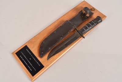 Lot 593 - A US Presentation Dagger by US Utica Cut Co