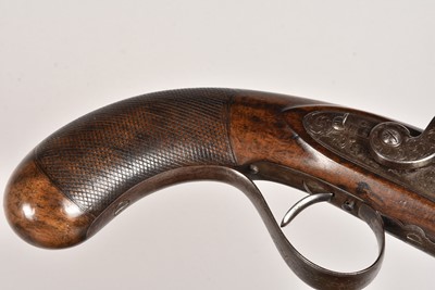 Lot 623 - A pair of 19th Century Lacy & Co of London Percussion Cap Duelling Pistols