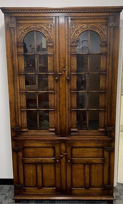 Lot 10 - A large cabinet by Titchmarsh & Goodwin of Ipswich