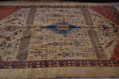 Lot 33 - A c1920s Middle Eastern woollen carpet