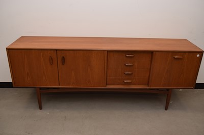 Lot 54 - A c1960s G-Plan style teak sideboard