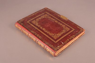 Lot 137 - A nice Victorian artist's scrapbook album