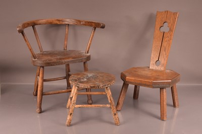 Lot 155 - Three small children's chairs