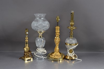 Lot 173 - Four table lamps