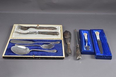 Lot 192 - Silver plated flatware