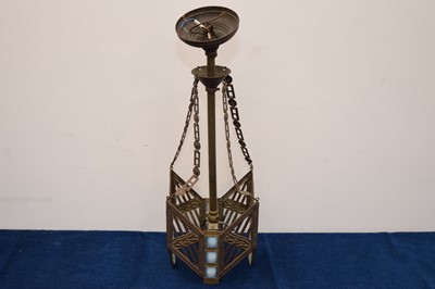 Lot 223 - An Art Deco ceiling lamp