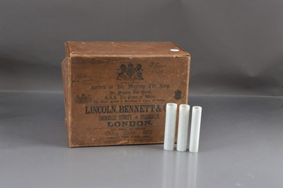 Lot 241 - A card Lincoln, Bennet & Co. hat box