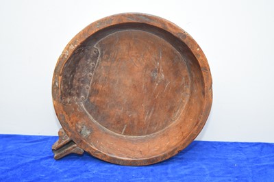 Lot 254 - An antique treen bowl