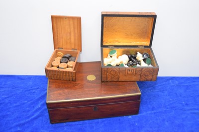 Lot 260 - Three Victorian boxes