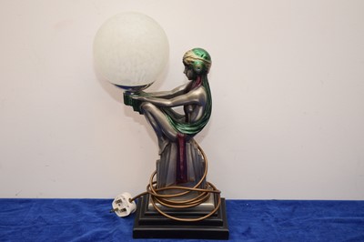 Lot 268 - An Art Deco "Style" lamp