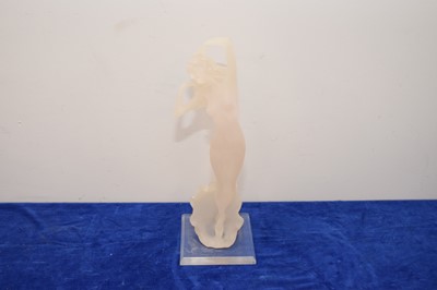 Lot 277 - A modern resin sculpture of a lady