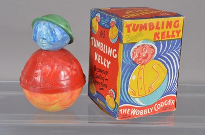 Lot 297 - A Fairylite 'The Wobbly Codger' Tumbling Kelly plastic toy