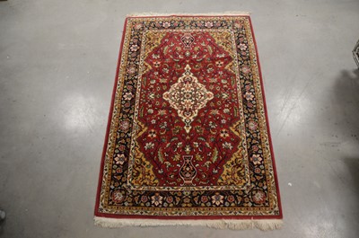 Lot 407 - A modern Pakistani woollen rug