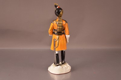 Lot 319 - A modern porcelain military figure by Michael Sutty