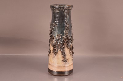 Lot 335 - An Icelandic Glit Lava vase