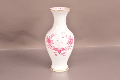 Lot 361 - A Meissen porcelain vase