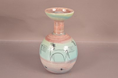 Lot 376 - An Accolay Pottery (France) ceramic vase