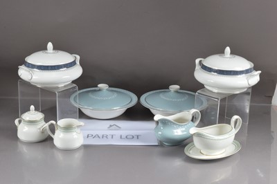 Lot 393 - Three Royal Doulton part dinner services