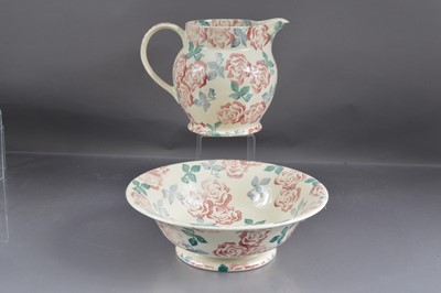 Lot 400 - An Emma Bridgewater 'Floral Chintz' spongeware large jug and bowl